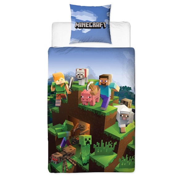 Minecraft Sängset 150x210cm 11281 Flerfärgad