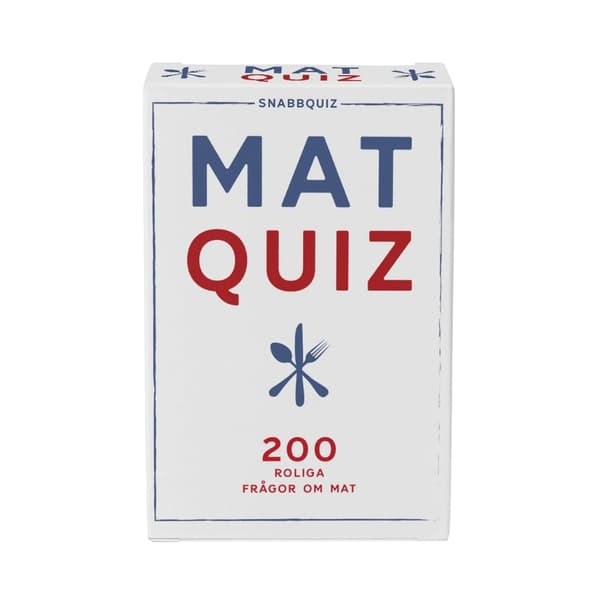 Snabbquiz: Ruoka 101