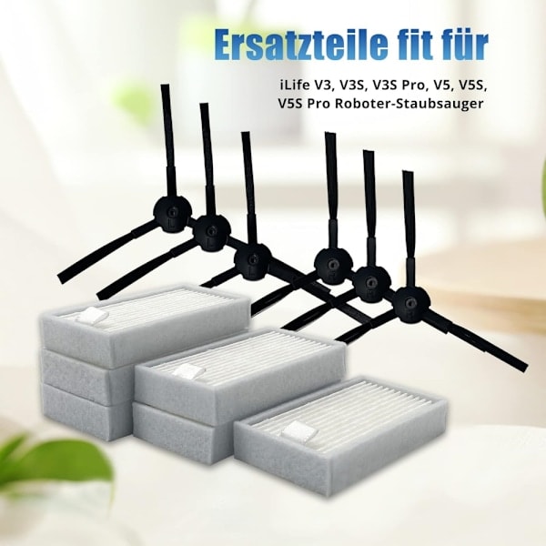 Ersättningsdelar för ZACO/ILIFE Robotdammsugare