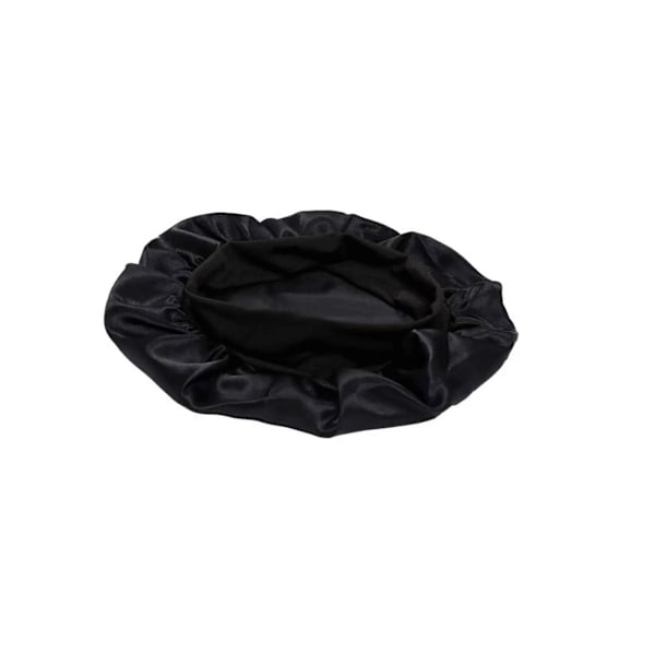 Yömyssy - Satiinimyssy - Unihattu Musta one size