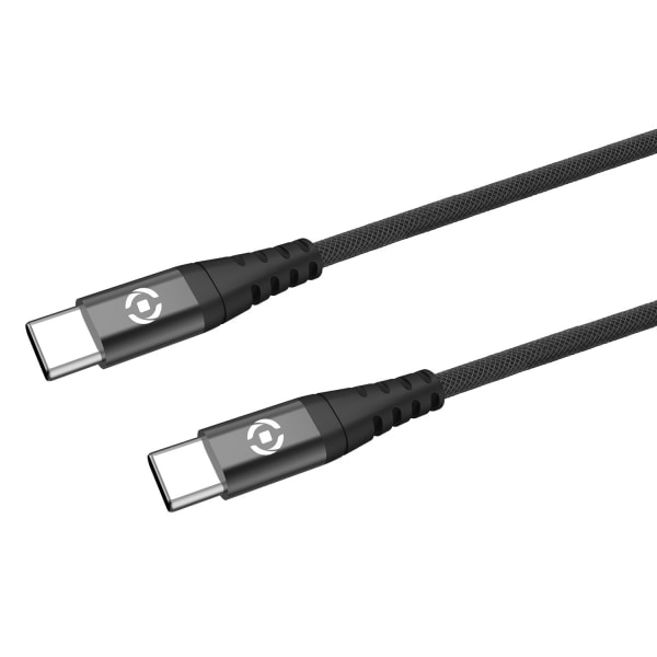 Celly USB-C - USB-C Kabel Nylon USB-PD 60W 1m