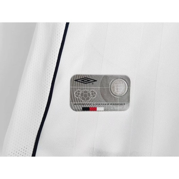 2002 England hemma retro tröja nr 4 Gerrard nr 7 Beckham fotbollströja S