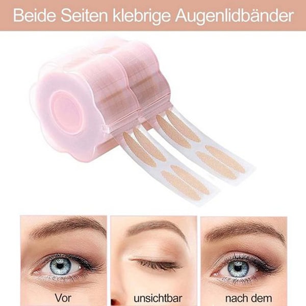 Ögonlockstejp 1200 st Droopy Eyelid Tapes, Ögonlocksränder Osynliga Material:B