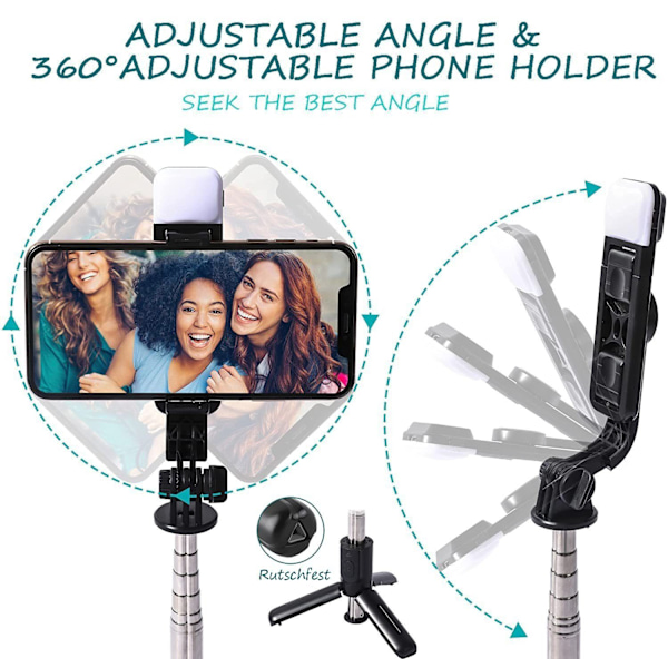 Selfie Stick Selfie Stick, Trådlös Bluetooth Selfie Stick Ta Foton