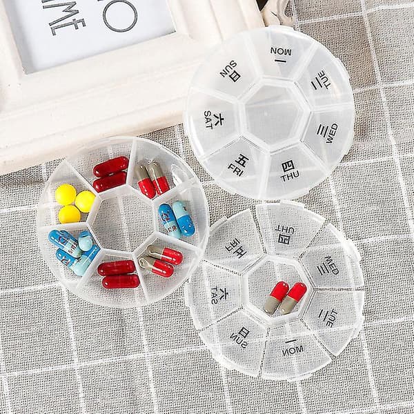 Pillerförvaringslåda (2-pack)