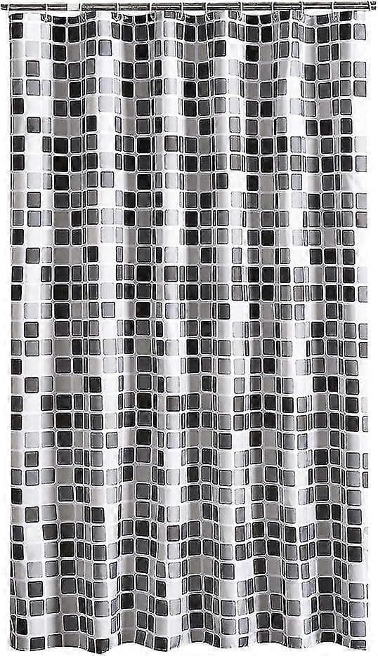 Duschdraperi, 200 x 220 cm (bredd x höjd), mögelresistent, antibakteriellt och vattentätt, med foder