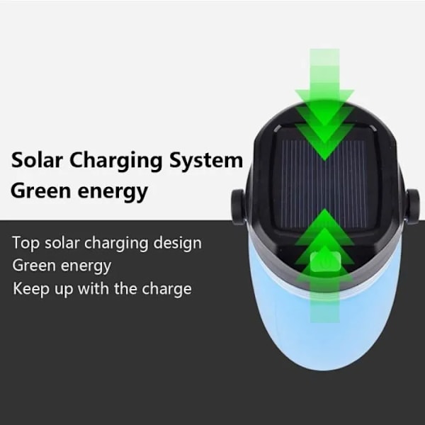 Solarlampe Flaske - 732,5 ml - Soloplader - 5W - Blå Blå