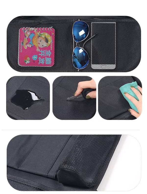 [2-PACK] Universal iPad-holder Kompatibel med bilens baksete med flere rom 273