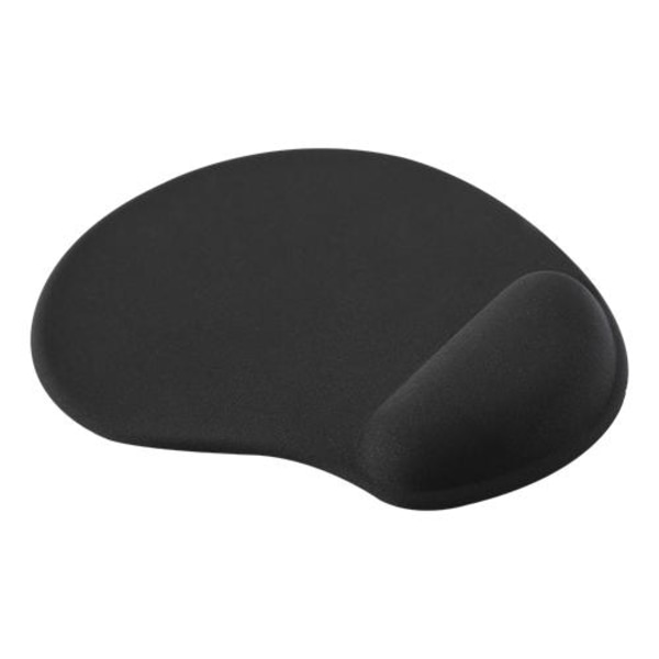 Musemåtte Softgel, med håndledsstøtte, Sort black Svart