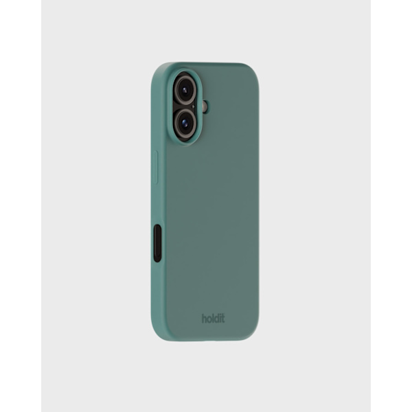 Kompatibelt med iPhone 16 Mobilskal Silikon Mossgrön Silikon Grön