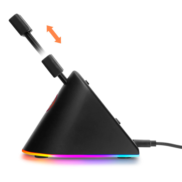 Mus Bungee, svart/RGB