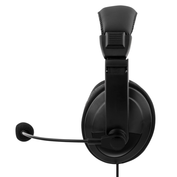 Stereo headset lukket bagside omkring øret lydstyrkekontrol 2x3,5 mm 2 m