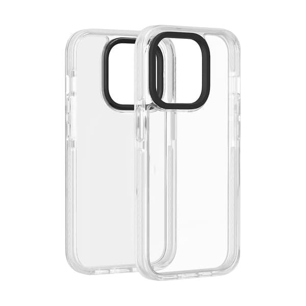 Transparent telefoncover Kompatibelt med iPhone 15 Pro Max White