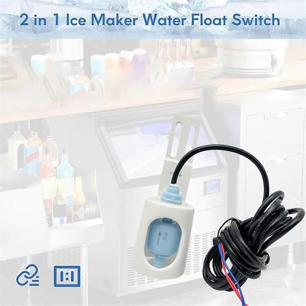 Hot tilbud til lav pris! 2 i 1 Ismaskine Vand Float Switch med Temperatursensor til Kommerciel Ismaskine Cotlin Etc Ice-Glad