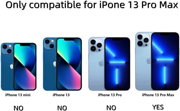 stil Transparent Cover med Hjerte Kompatibel med iPhone 13 Pro Max 6.7 tommer
