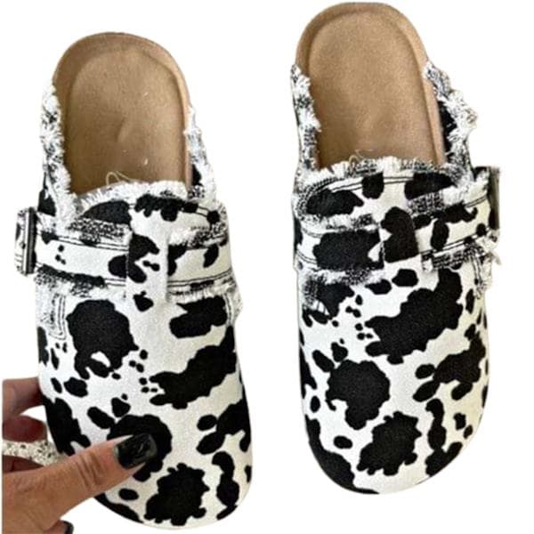 Damskor, platta, spänne, sommar, mode, tryck - ACGIV kamouflage 35 kamouflage Camouflage 35