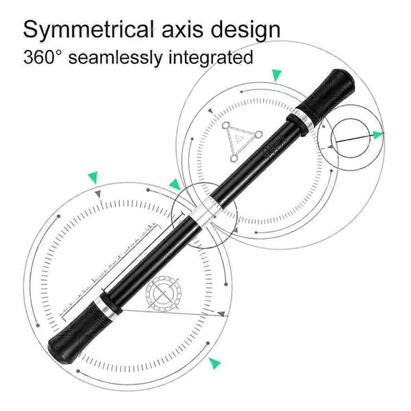 Finger Pen Spinning Pennor med Viktad Boll Finger Roterande Penna D