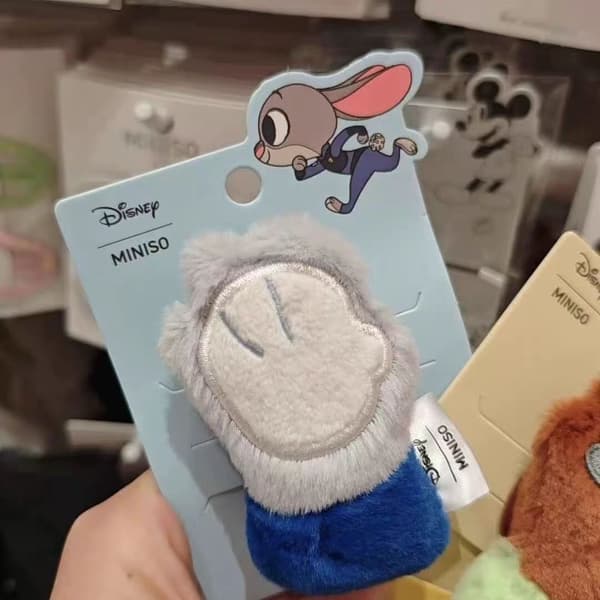 Zootopia Judy og Nick Plys Hårspænder | Søde Dyrekarakter Hårbånd Tilbehør