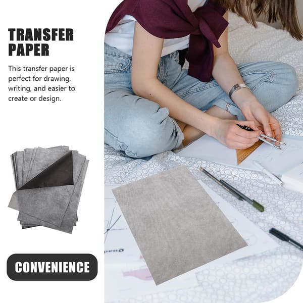 100 ark karbonpapper, enkelsidigt karbonpapper, A4 karbonpapper