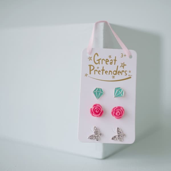 Barnörhängen, Boutique Rose 3-pack 1