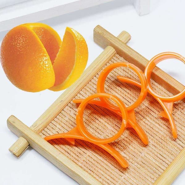 2 stk. Appelsinskreller - Fruktskreller - Sitrusfrukter - Skrell multifärg multicolor