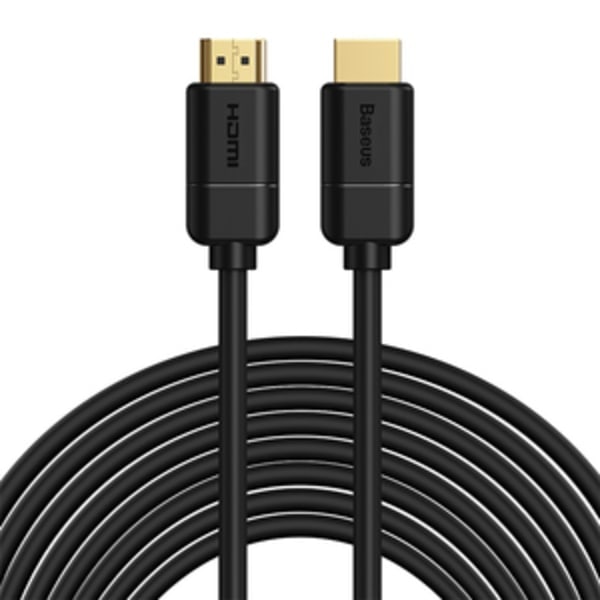 Baseus 2x HDMI 2.0 4K 30Hz-kabel, 3D, HDR, 18Gbps, 8m (svart)