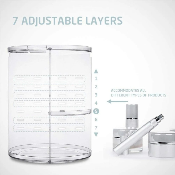 Roterende Makeupbeholder - Organizer til Makeup og Tilbehør 950