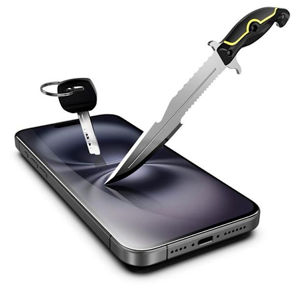 Compatible with iPhone 17/16 Pro Tempered Glass Screen Protector - 2 Pack 108