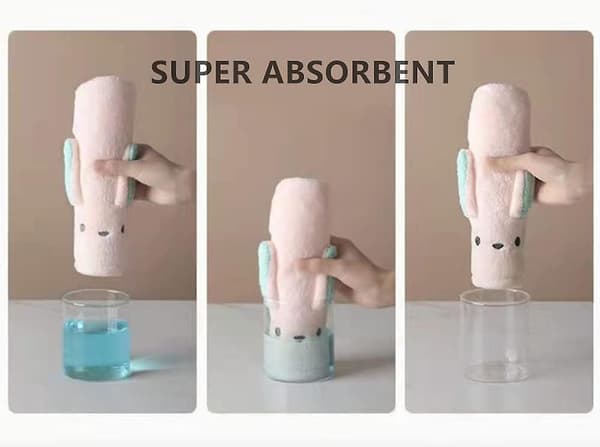 Mikrofiberhåndklæde til hår, superabsorberende hårhåndklæde, egnet til kvinder og piger, 2 hårhætter inkluderet