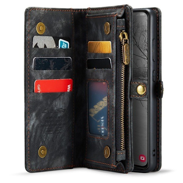 caseme 008 til iPhone 15 mørk sort black