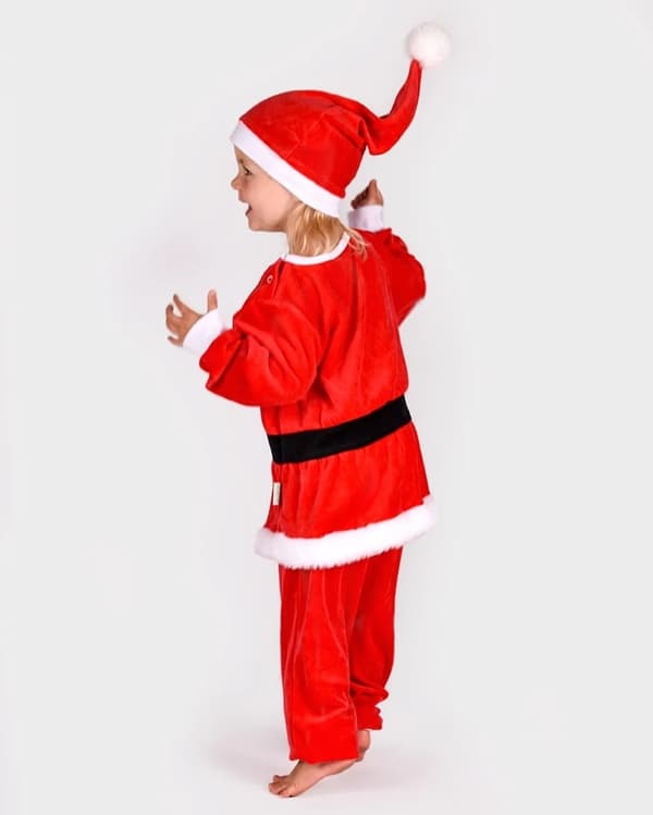 Julemandskostume 3 dele 110-116 cl MultiColor MultiColor 110-116 cl