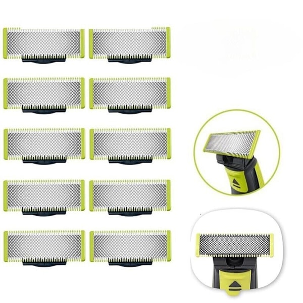 Ny produktkampagne! Højkvalitets 1-10 stk. Philips OneBlade Barberblade QP2520/QP2630 Erstatningsblade Hoved One Blade