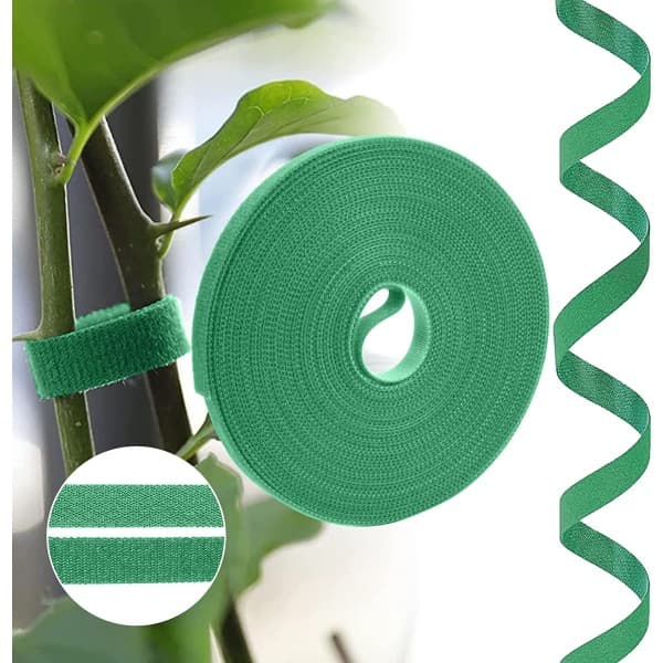 Grönt trädgårdsband (10 meter * 10 millimeter), hemmagjort växtband