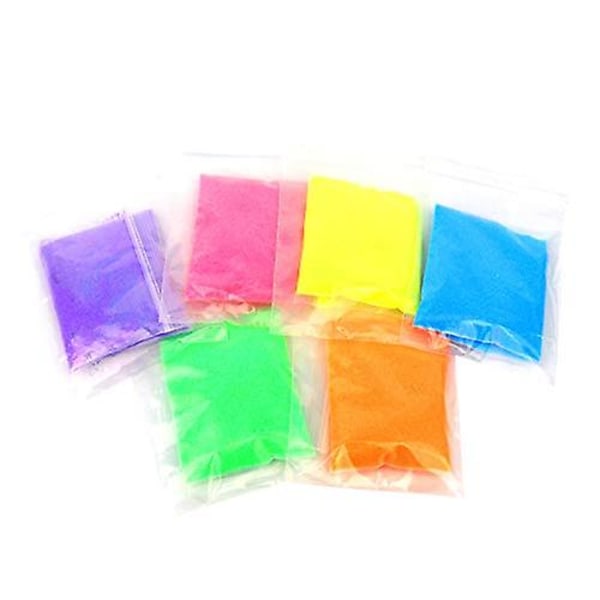 6-pack Magic Sand - Pedagogiska Innovationer Magic Sand Avaruushiekka Hydrofobinen Hiekka Leikkihiekka Värillinen Hiekka Lelut