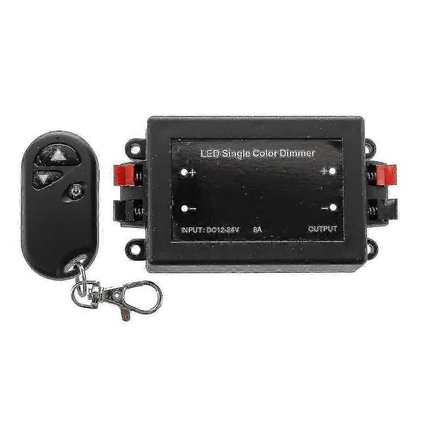 12V Enkel LED-dimmer + RF-fjärrkontroll