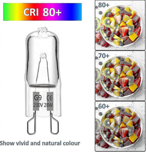 G9 Halogenlampe 28W 230V Dimbar Varmhvit 2700K 10-pakning