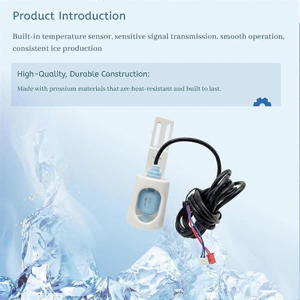 Hot tilbud til lav pris! 2 i 1 Ismaskine Vand Float Switch med Temperatursensor til Kommerciel Ismaskine Cotlin Etc Ice-Glad