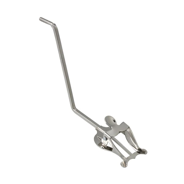 Metall Albuebøy Hals Kompatibel med Treblås E-flat Altsaksofon m/ 4mm Jekkholder