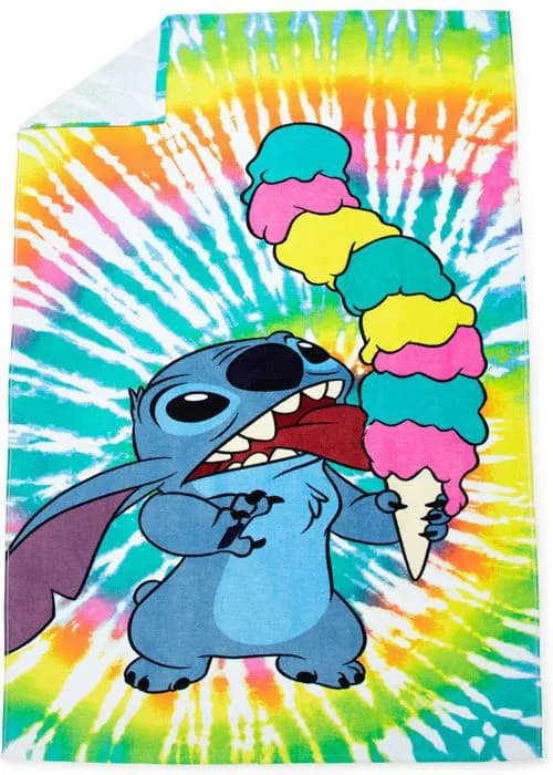 Stitch Stor Rantapyyhe Flerfärgad
