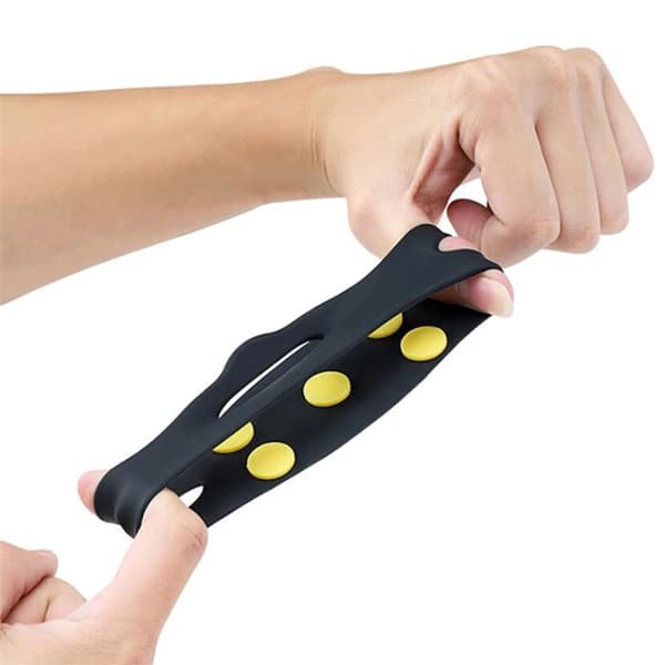 1 Pair Practical Durable Anti-Slip Ice Grips/Cleats Svart
