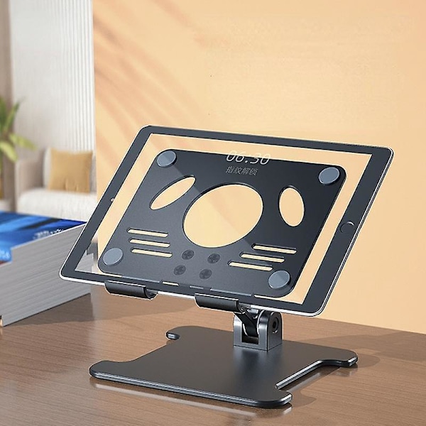 Tablet PC-stativ Mobiltelefonstativ Foldbart iPad-stativ Mobiltelefonstativ Sort