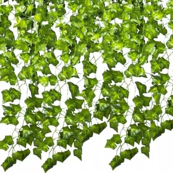 6 meter Murgröna Girlang / Lövgirlang - 2,1 m lång Green Grön