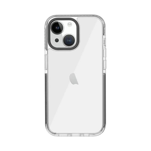 Transparent telefoncover Kompatibelt med iPhone 15 Black