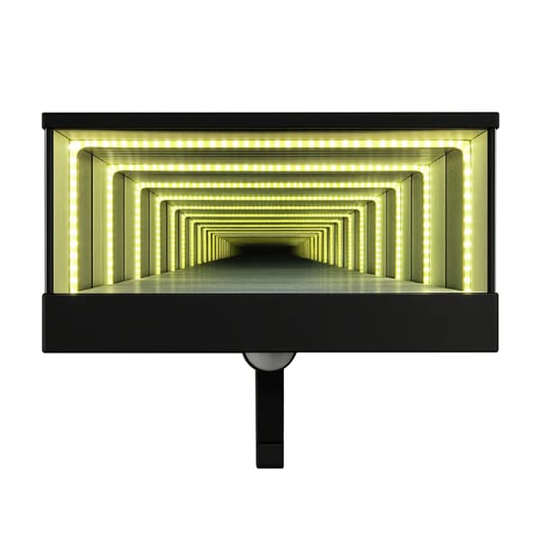 LED Garage Nøglering Vægmontering LED Modelbil Displayboks Bilnøgleholder Organizer Med LED-lys Black