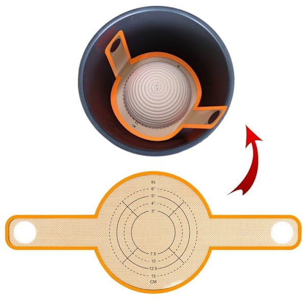 2 pcs Bread Lifter Bread Baking Mat Baking Mat