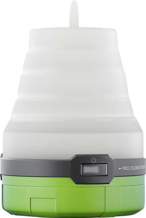 LED-campinglampe, 3-i-1, sammenleggbar Grön, Vit 72