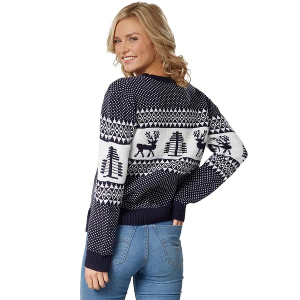 Vinterlandskab blå-hvid til damer blå/hvid blå/vit m