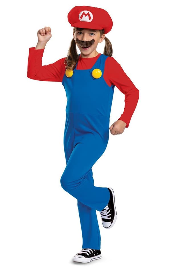 Super Mario Utklädningskläder S 4-6 år MultiColo MultiColor S 4-6 år