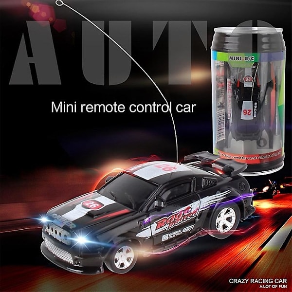 1. Mini Fjernkontroll Rc Bil Batteridrevet Racerbil Pvc Boks Emballasje Maskin Drift Buggy