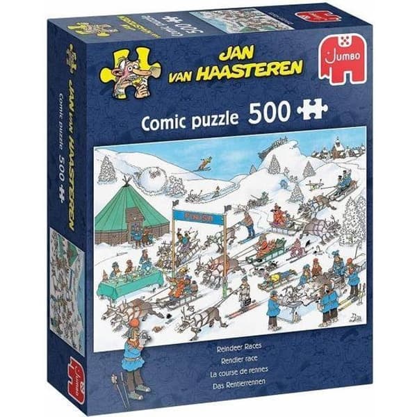 Reindeer Races Palapeli 500 monivärinen Multifärg multicolor